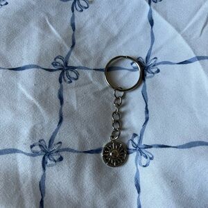 Silver Key Holder with Sun Charm